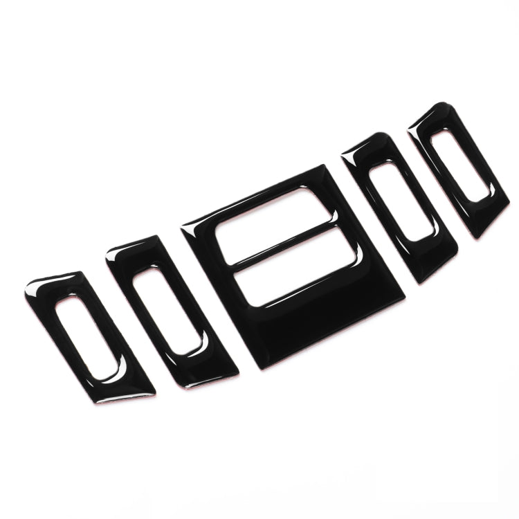 For BMW 3 Series E90/E92/E93 2005-2012 5pcs Low Allocation Car Air conditioner Air Outlet Decorative Sticker, Left and Right Drive Universal, Low Allocation Car Air Outlet Decorative