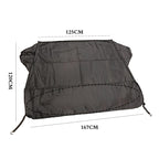 Car Folding Sunshade Front Gear Oxford Cloth Brace Snow Cover, Size: 167cm x 120cm, Size: 167cm x 120cm