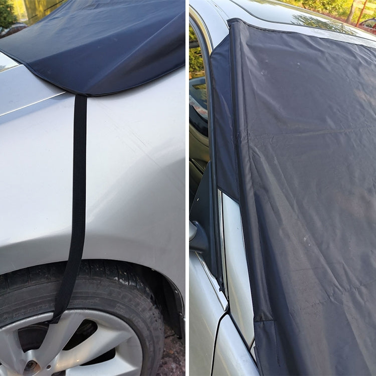 Car Folding Sunshade Front Gear Oxford Cloth Brace Snow Cover, Size: 167cm x 120cm, Size: 167cm x 120cm
