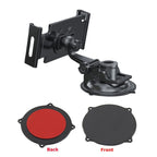 Car Dashboard Tablet Holder PVC Suction Cup Windshield Bracket + Tray, PVC Suction Cup + Tray