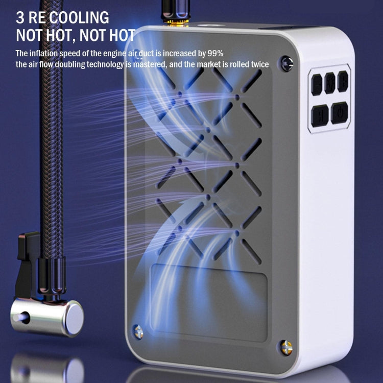 7.4V Wired Portable Car Tire Air Pump, Wired