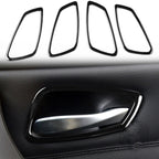 For BMW 3 Series E90 2005-2012 4pcs Car Door Handle Decorative Sticker, Left and Right Drive Universal, Car Door Handle