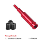 Car Modification Shift Lever Heightening Gear Shifter Extension Rod M10x1.5, M10x1.5 (Red), M10x1.5 (Black), M10x1.5 (Blue)