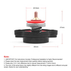 1.8bar Motorcycle Radiator Cap with Temperature Gauge, 1.8bar