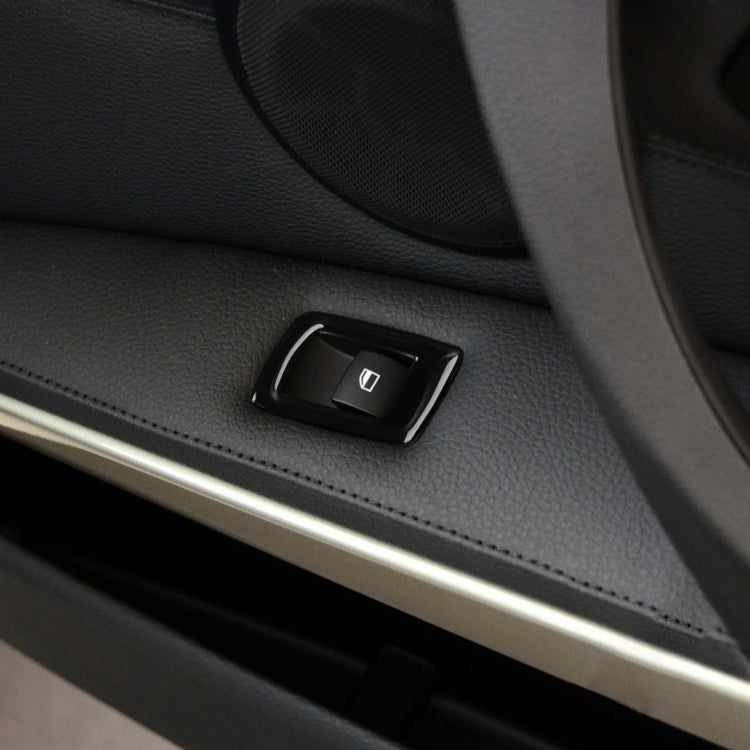 For BMW 3 Series E90/320i/325i 2005-2012 Car Left Drive Window Lifting Panel with Folding Key Decorative Sticker, Diameter: 35.8cm, Car Left Drive Window Lifting Panel, Diameter: 35.8cm