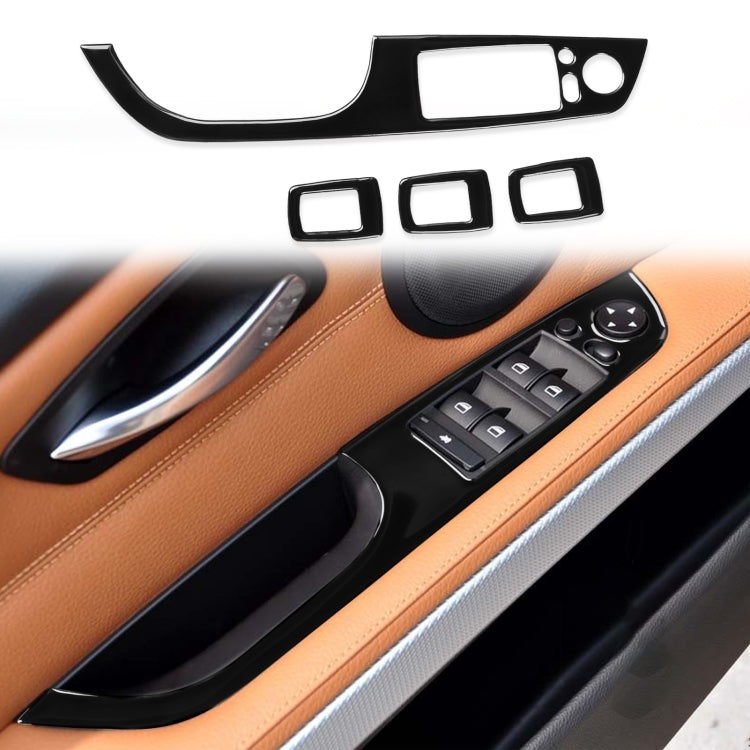 For BMW 3 Series E90/320i/325i 2005-2012 Car Left Drive Window Lifting Panel with Folding Key Decorative Sticker, Diameter: 35.8cm, Car Left Drive Window Lifting Panel, Diameter: 35.8cm