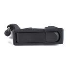 Black Zinc Alloy Adjustable Lever Hand Operated Compression Latch with Raised Trigger for RV / Trailer, Non-Locking, Black