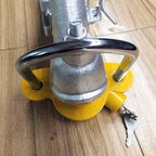 Universal Trailer Ball Hitch Coupler Lock Adjustable Trailer U Shape Coupling Lock, Random Color Delivery, U Shape Coupling Lock