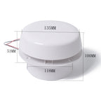 Mushroom Shape 12V White Volt  RV Roof Mute Air Vent Fan Camper Travel Trailer, A0673