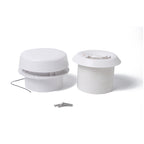 Mushroom Shape 12V White Volt  RV Roof Mute Air Vent Fan Camper Travel Trailer, A0673
