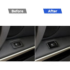 For BMW 3 Series E90/320i/325i 2005-2012 Car Right Drive Window Lifting Panel with Folding Key Decorative Sticker, Diameter: 35.8cm, Car Right Drive Window Lifting Panel, Diameter: 35.8cm