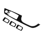 For BMW 3 Series E90/320i/325i 2005-2012 Car Right Drive Window Lifting Panel with Folding Key Decorative Sticker, Diameter: 37.8cm, Car Right Drive Window Lifting Panel, Diameter: 37.8cm