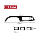 For BMW 3 Series E90/320i/325i 2005-2012 Car Right Drive Window Lifting Panel with Folding Key Decorative Sticker, Diameter: 37.8cm, Car Right Drive Window Lifting Panel, Diameter: 37.8cm