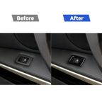 For BMW 3 Series E90/320i/325i 2005-2012 Car Left Drive Window Lifting Panel without Folding Key Decorative Sticker, Diameter: 35.8cm, Car Left Drive Window Lifting Panel without Folding Key, Diameter: 35.8cm