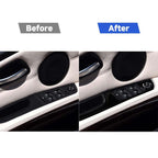 For BMW 3 Series E90/320i/325i 2005-2012 Car Left Drive Window Lifting Panel without Folding Key Decorative Sticker, Diameter: 35.8cm, Car Left Drive Window Lifting Panel without Folding Key, Diameter: 35.8cm