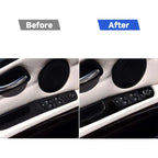For BMW 3 Series E90/320i/325i 2005-2012 Car Left Drive Window Lifting Panel without Folding Key Decorative Sticker, Diameter: 37.8cm, Car Left Drive Window Lifting Panel without Folding Key, Diameter: 37.8cm