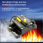 Off-road Vehicle / Automatic 40A Manual Circuit Breaker Overcurrent Protector, 40A