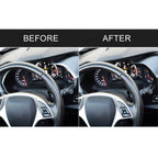 For Chevrolet Corvette C7 2014-2019 2 in 1 Car Dashboard Frame Decorative Sticker, Left Drive, 2 in 1 Dashboard Frame