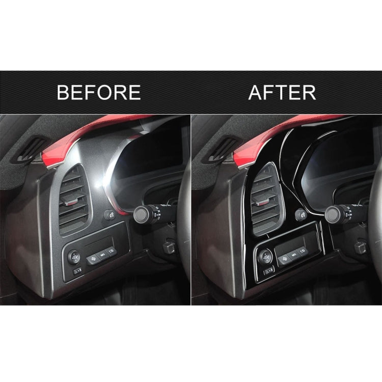For Chevrolet Corvette C7 2014-2019 16 in 1 Car Dashboard Decorative Sticker, Left Drive, Dashboard