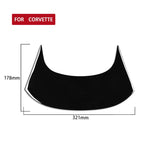 For Chevrolet Corvette C7 2014-2019 Car Rear Center Decorative Sticker, Left Drive, Rear Center