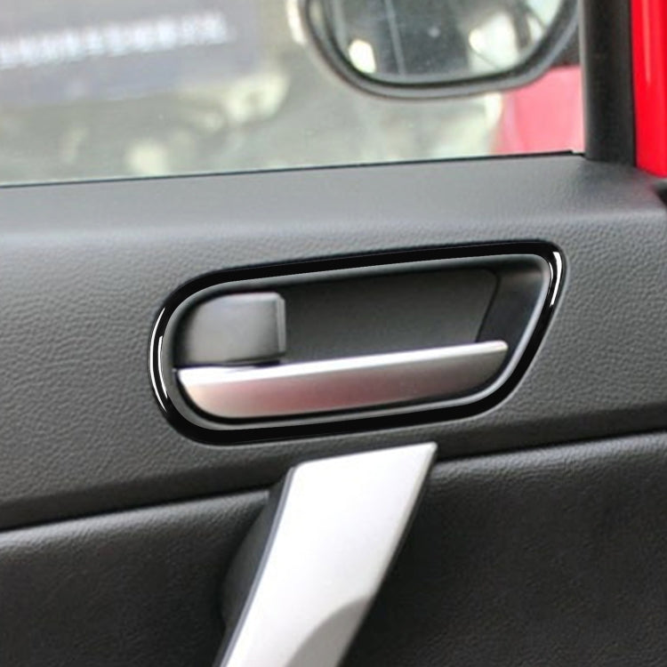 For Mazda 3 Axela 2010-2013 4 in 1 Car Door Handle Decorative Sticker, Left and Right Drive Universal, Door Handle