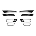 For Mazda 3 Axela 2010-2013 12 in 1 Car Door Handle Set Decorative Sticker, Left and Right Drive Universal, Door Handle Set