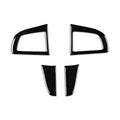 For Mazda 3 Axela 2010-2013 4 in 1 Car Steering Wheel Decorative Sticker, Left and Right Drive Universal, Steering Wheel