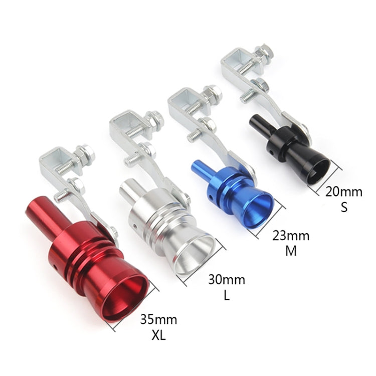 Universal Aluminum Turbo Sound Exhaust Muffler Pipe Whistle Car / Motorcycle Simulator Whistler, Size: L, Outside Diameter: 30mm, Size: L (Blue), Size: L (Red), Size: L (Silver), Size: L (Black), Size: L (Gold)