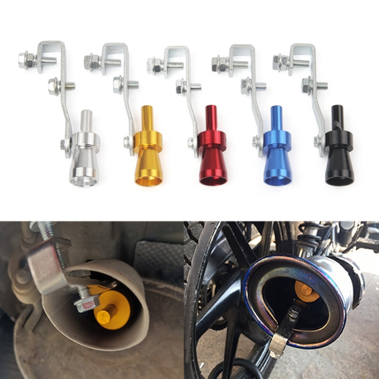 Universal Aluminum Turbo Sound Exhaust Muffler Pipe Whistle Car / Motorcycle Simulator Whistler, Size: S, Outside Diameter: 20mm, Size: S (Black), Size: S (Gold), Size: S (Blue), Size: S (Red), Size: S (Silver)