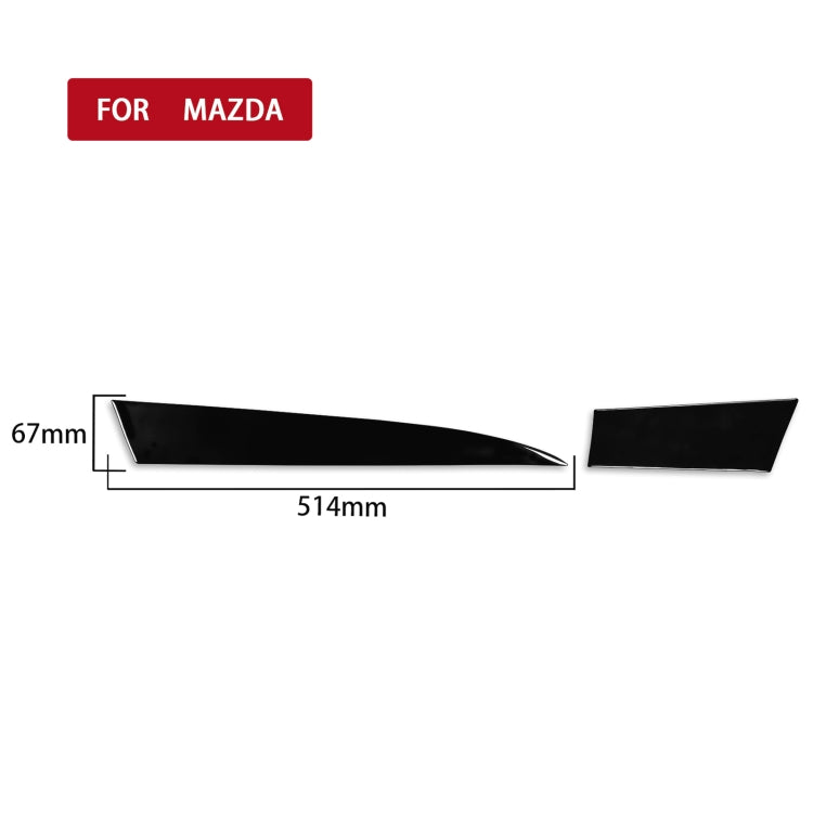 For Mazda 3 Axela 2010-2013 2 in 1 Car Both sides of Instrument Set Decorative Sticker, Right Drive, 2 in 1 Both sides of Instrument Set, Right Drive