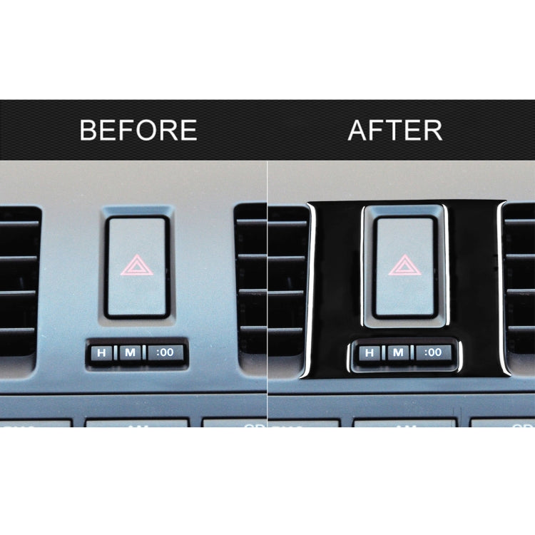 For Mazda 3 Axela 2010-2013 Car Emergency Light Switch B Decorative Sticker, Left and Right Drive Universal, Emergency Light Switch B
