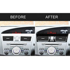 For Mazda 3 Axela 2010-2013 2 in 1 Car Central Vent Set A Decorative Sticker, Right Drive, Central Vent Set A, Right Drive