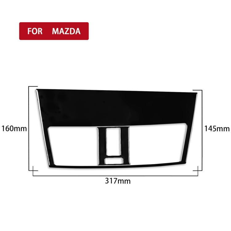 For Mazda 3 Axela 2010-2013 2 in 1 Car Central Vent Set B Decorative Sticker, Left Drive, Central Vent Set B, Left Drive