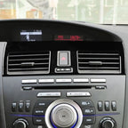 For Mazda 3 Axela 2010-2013 2 in 1 Car Central Vent Set B Decorative Sticker, Left Drive, Central Vent Set B, Left Drive