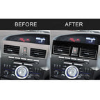 For Mazda 3 Axela 2010-2013 2 in 1 Car Central Vent Set B Decorative Sticker, Right Drive, Central Vent Set B, Right Drive