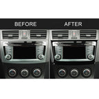 For Mazda 3 Axela 2010-2013 Car Navigation Outside Frame Decorative Sticker, Left and Right Drive Universal, Navigation Outside Frame