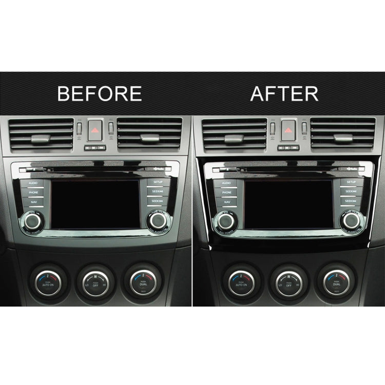 For Mazda 3 Axela 2010-2013 Car Navigation Outside Frame Decorative Sticker, Left and Right Drive Universal, Navigation Outside Frame