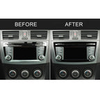 For Mazda 3 Axela 2010-2013 Car Navigation Insdie Frame Decorative Sticker, Left and Right Drive Universal, Navigation Insdie Frame