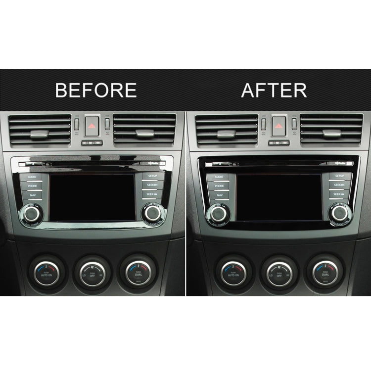 For Mazda 3 Axela 2010-2013 Car Navigation Insdie Frame Decorative Sticker, Left and Right Drive Universal, Navigation Insdie Frame