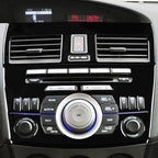 For Mazda 3 Axela 2010-2013 4 in 1 Car Central Control Radio Set B Decorative Sticker, Left Drive, Central Control Radio Set B, Left Drive