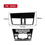 For Mazda 3 Axela 2010-2013 4 in 1 Car Central Control Radio Set B Decorative Sticker, Right Drive, Central Control Radio Set B, Right Drive