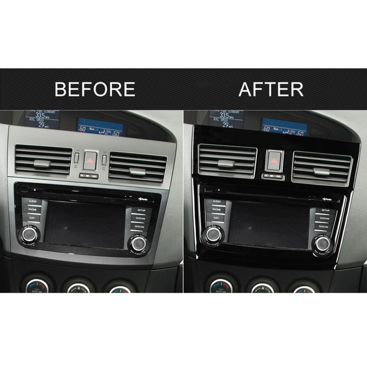 For Mazda 3 Axela 2010-2013 5 in 1 Car Central Control Navigation Set B Decorative Sticker, Left Drive, Central Control Navigation Set B, Left Drive