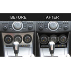 For Mazda 3 Axela 2010-2013 Car AC Button A Decorative Sticker, Left and Right Drive Universal, AC Button A