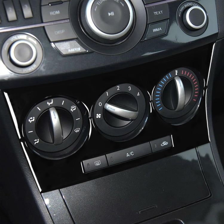 For Mazda 3 Axela 2010-2013 Car AC Button B Decorative Sticker, Left and Right Drive Universal, AC Button B