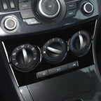 For Mazda 3 Axela 2010-2013 Car AC Button B Decorative Sticker, Left and Right Drive Universal, AC Button B