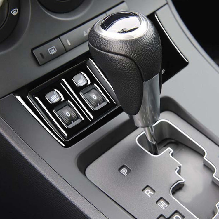 For Mazda 3 Axela 2010-2013 Car Seat Heating Button Set Decorative Sticker, Left and Right Drive Universal, Seat Heating Button Set