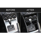 For Mazda 3 Axela 2010-2013 4 in 1 Car AC Gear Frame Set A Decorative Sticker, Left Drive, AC Gear Frame Set A, Left Drive