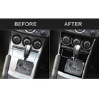 For Mazda 3 Axela 2010-2013 4 in 1 Car AC Gear Frame Set A Decorative Sticker, Right Drive, AC Gear Frame Set A, Right Drive
