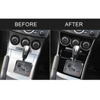 For Mazda 3 Axela 2010-2013 4 in 1 Car AC Gear Frame Set B Decorative Sticker, Right Drive, AC Gear Frame Set B, Right Drive