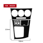 For Mazda 3 Axela 2010-2013 7 in 1 Car AC Gear Frame Set D Decorative Sticker, Left Drive, AC Gear Frame Set D, Left Drive